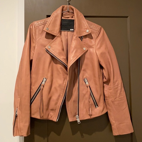 All Saints Jackets & Blazers - All Saints Leather Jacket